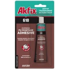 Akfix 610 50Ml Şeffaf Poliüretan Montaj Yapıştırıcısı D4