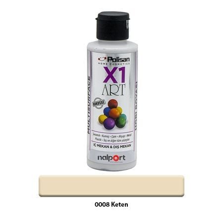 Polisan X1 Art Multisurface Hobi Boyası Keten 120 Ml.