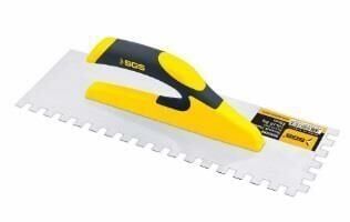 SGS Seramik Malası 10X10 Diş 35cm Profesyonel Tip Kauçuk Saplı SGS 3608