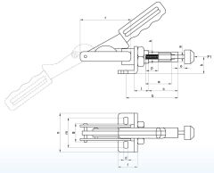 511-3 Yatay Pozisyon Yaylı Klamp