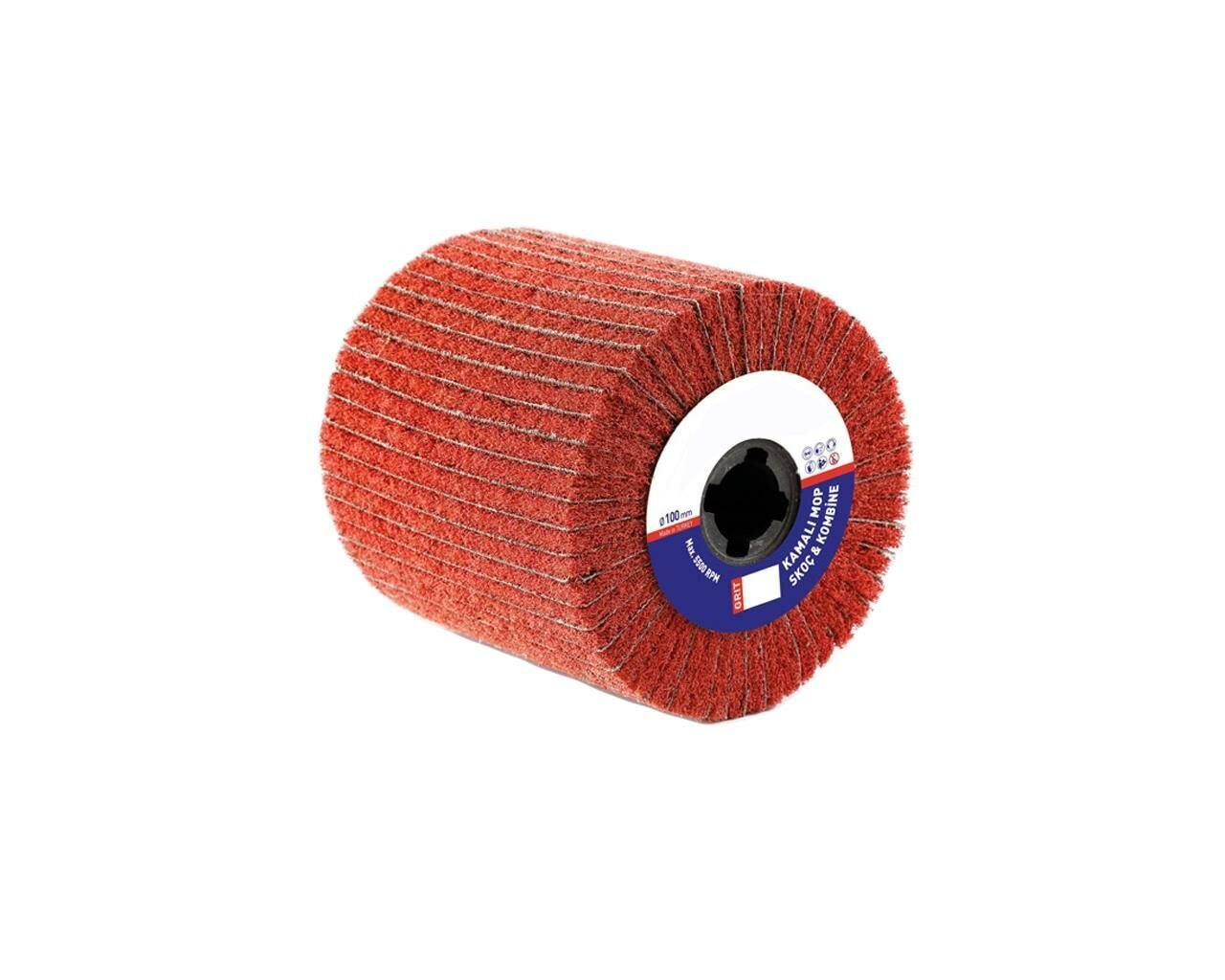 Kamalı Kombine Mop Zımpara 100x100x19 mm 120 Kum ORTA SERT AFM