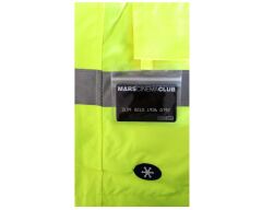 JUNIOR JN1011 Waterproof Fosforlu Oxford Parka Sarı L beden