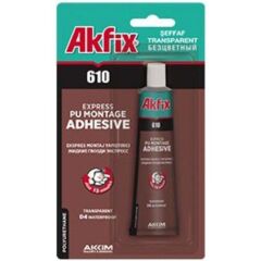 Akfix 610 50Ml Şeffaf Poliüretan Montaj Yapıştırıcısı D4