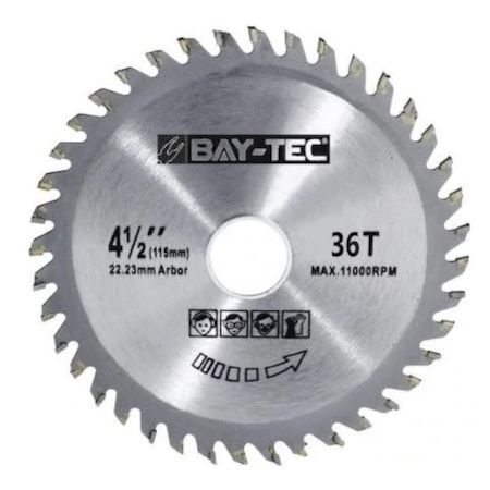Bay-tec Elmas Sunta Testere 115 MM-22-23 MM - Ağaç Sunta Kesme