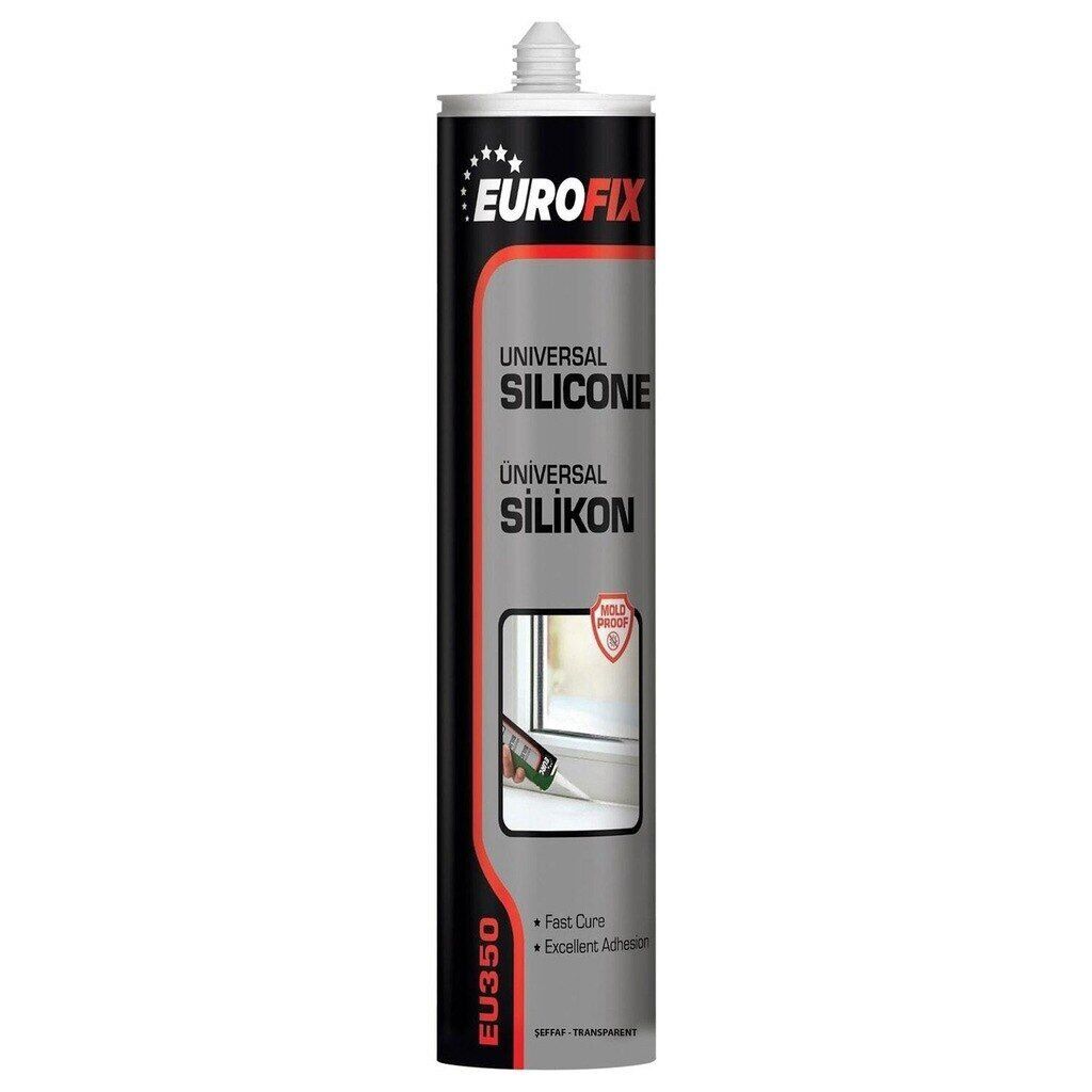 Eurofix Genel Amaçlı Universal Silikon Şeffaf 280 Gr