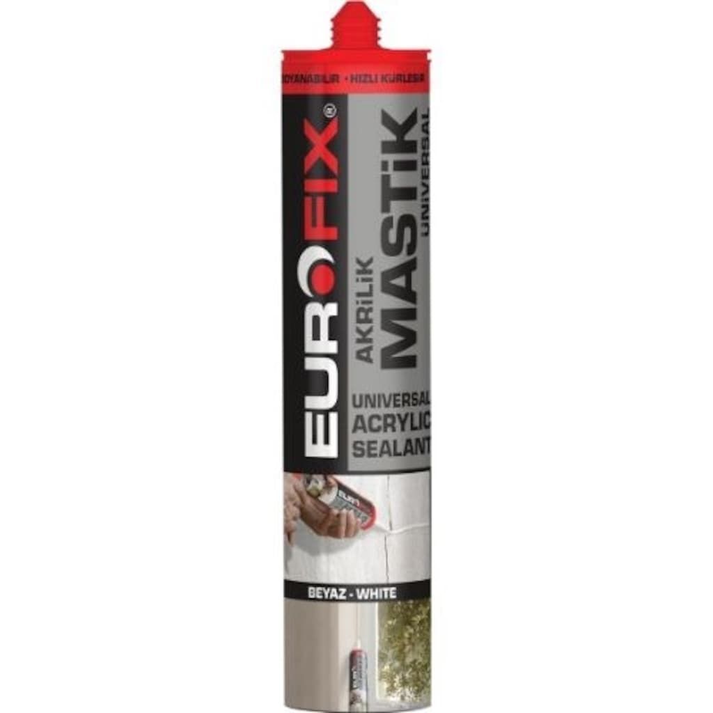 Eurofix 450 Gram Akrilik Mastik Beyaz