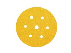 Gold Cırtlı Disk Zımpara 6 Delik 125 mm 80 Kum