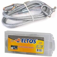 Eltos Ch200 Oto Çekme Halatı Çelik İzoleli Çeki Halatı 3.5 m N11.221