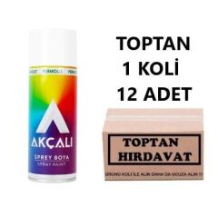 AKÇALI Sprey Boya 526 Mat Siyah 400 ML