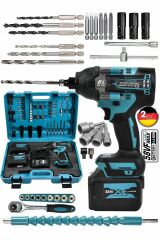 Assur Şarjlı Somun Bijon Sıkma Sökme Makinesi Kömürsüz Motor Setli 58 VF ASR053 TANE ( Adet )  Alımda FİYAT :