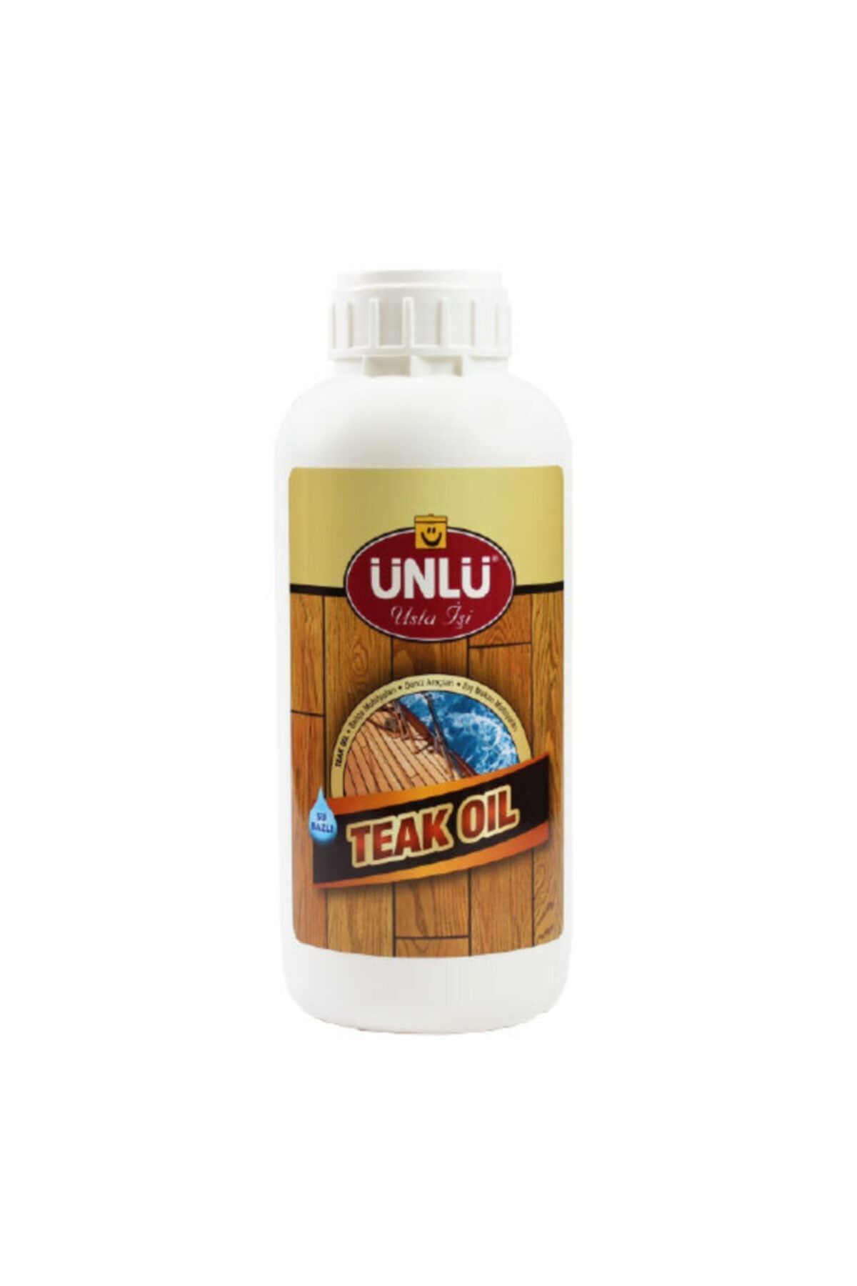 Ünlü Protect Aqua Su Bazlı Teak Oil (tik Yağı) 1l