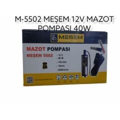 M-5502   MEŞEM 12V MAZOT POMPASI 40W
