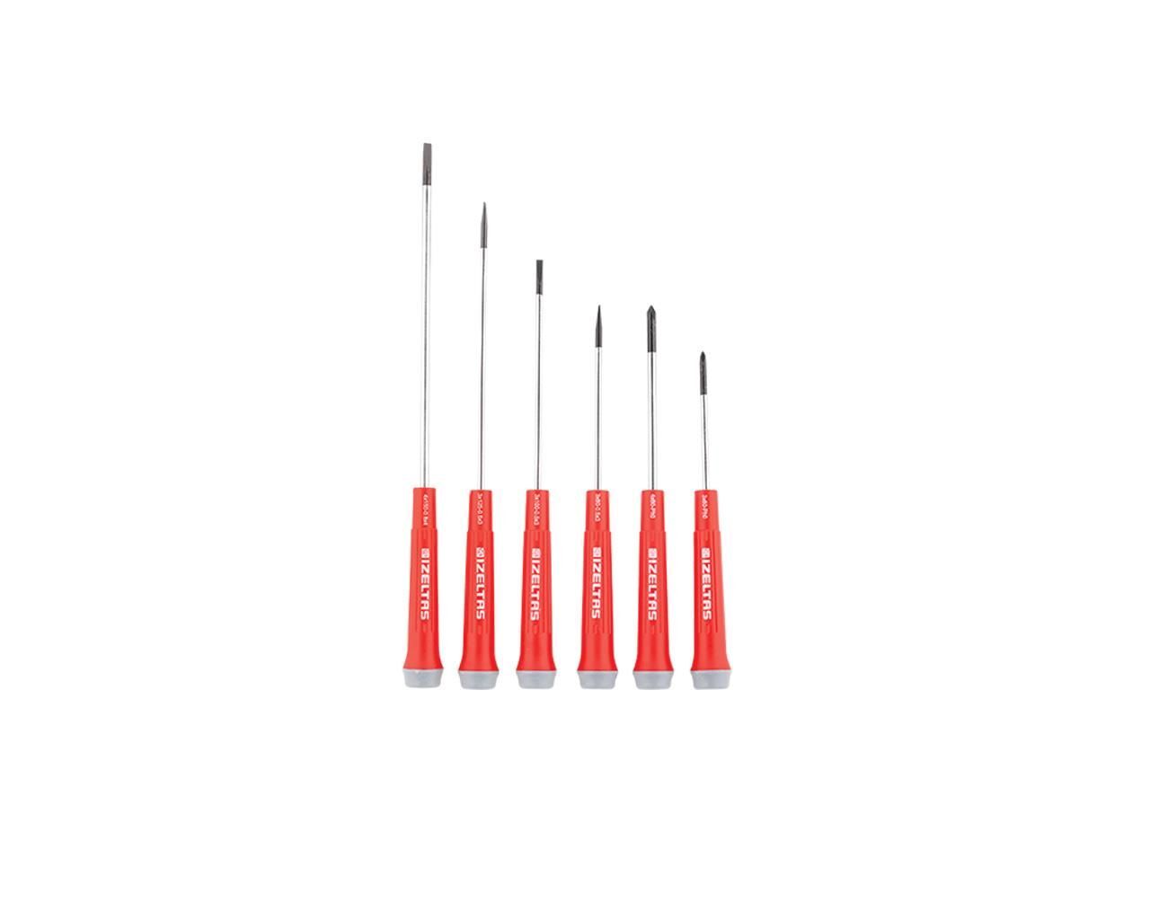 4520 Klemens Elektronikçi Tip Tornavida Set 6 parça