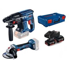 BOSCH GBH 180-LI + GWS 180 LI Akülü Kırıcı delici ve Taşlama Seti 2'li 18 Volt