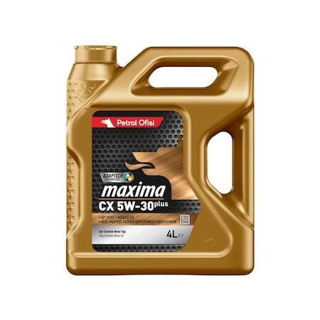 Petrol Ofisi Maxima CX 5W-30 Dpf Partiküllü Tam Sentetik Motor Yağı 4 L