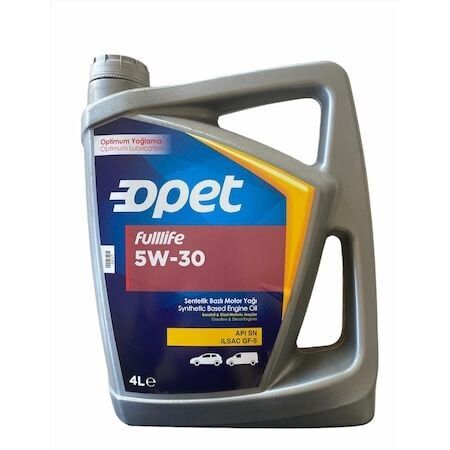 Opet Fulllife 5W-30 Sentetik Motor Yağı 4 L