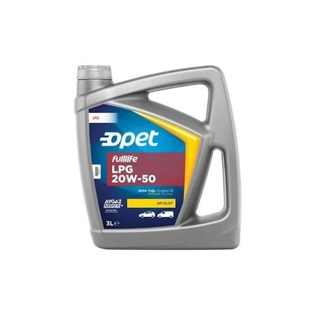 Opet Fulllife 20W-50 Motor Yağı 3 L