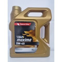 Petrol Ofisi Maxima 5W-40 Tam Sentetik Motor Yağı 4 L