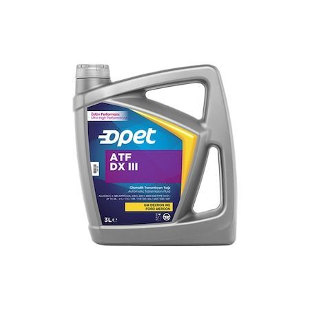 Opet Atf 3 Dexron IIIG Otomatik Transmisyon Yağı 3 L