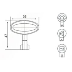 Yangın Dolabı Kilidi Sh328-2