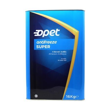 Opet Süper Antifriz 16 Kg - Mavi Dört Mevsim Koruma