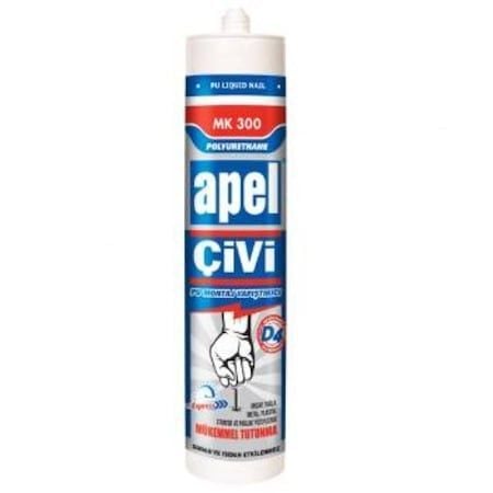 Apel Silikon Sıvı Çivi Montaj Kit Çok Güçlü Yapıştırıcı 390 gr
