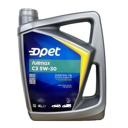 Opet Fullmax C3 5W-30 Sentetik Motor Yağı 4 L