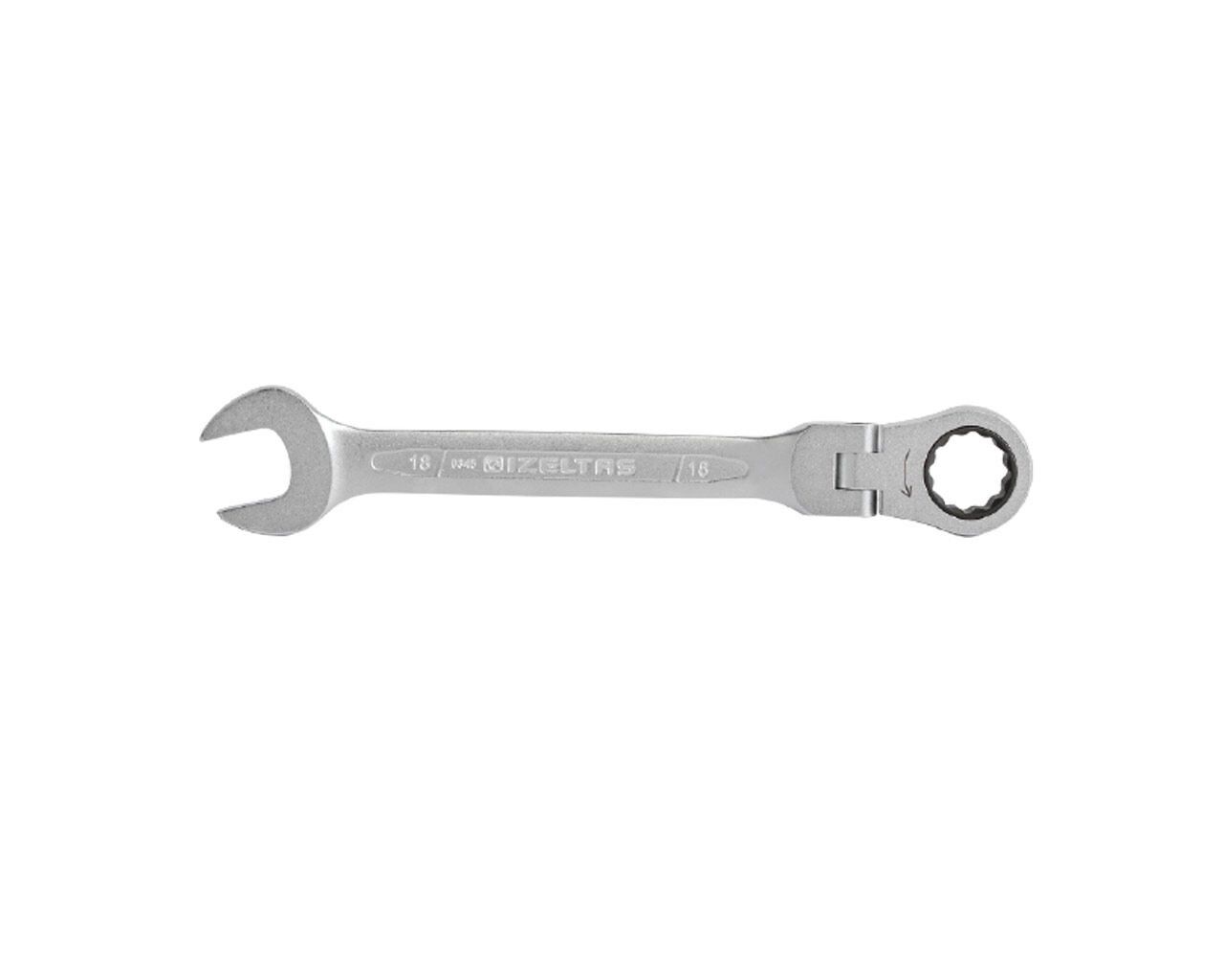 0345 Mafsallı Cırcır Kombine Anahtar 8 mm