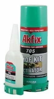 AKFİX 705 Mdf Kit Hızlı Yapıştırıcı 400ML + 100GR
