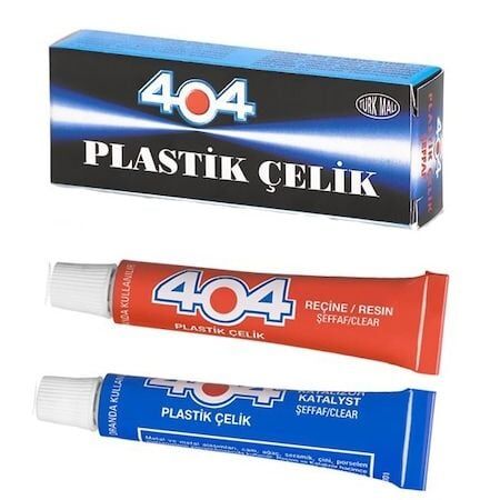 404 Plastik Çelik No 1 Cam Porselen Tahta Yapıştırıcı 16 Gram