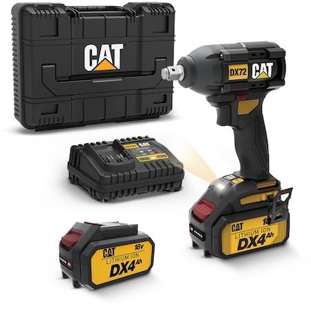 CAT DX72 Çift Akülü Şarjlı 350 NM Kömürsüz Profesyonel Somun Sıkma Makinesi