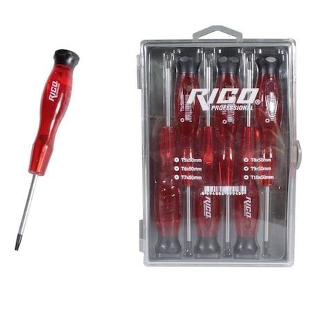 Rico 013Kk1971 6 Parça Torx Saatçi Küçük Tornavida Seti