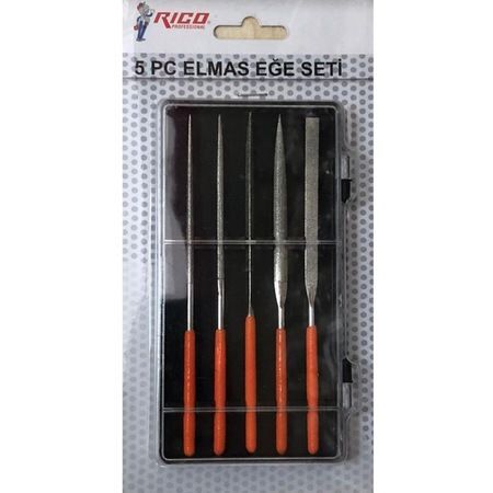 Rıco Elmas Eğe Seti 5 Parça Rc2140
