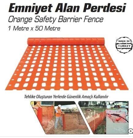 Emniyet Alan Koruma Perdesi 1 Metre x 50 Metre