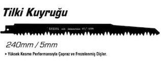 Tilki KuyruğuTahta Kemik Kesici   CMC 240MM / 5.00MM