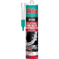 Akfix Ht300 Yüksek Isı Silikonu Sıvı Conta Kırmızı 310 Ml