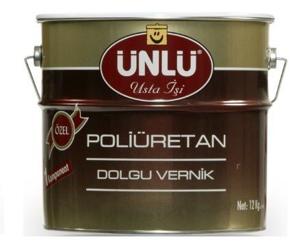 Ünlü Poliüretan Özel Dolgu Vernik 12 KG