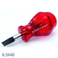 İzeltaş Kraft Düz Topaç Tornavida  6.5X40
