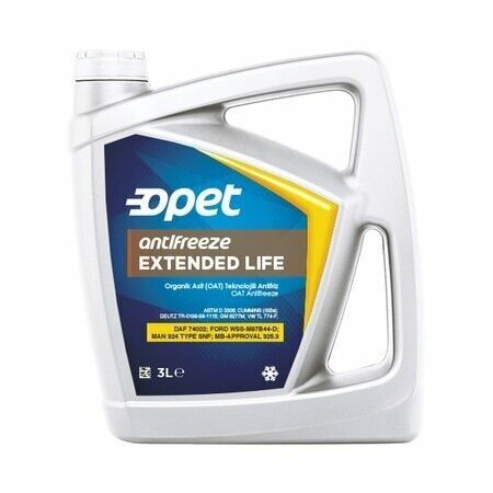 Opet Extended Life Kırmızı Konsantre Antifriz 3 Litre 70C