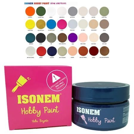 Isonem Hobby Paint Hobi Boyası Ahşap Boyası 350Cc