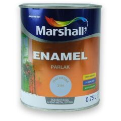 Marshall Enamel Parlak Ahşap Metal Boyası Fırtına 0,75 L