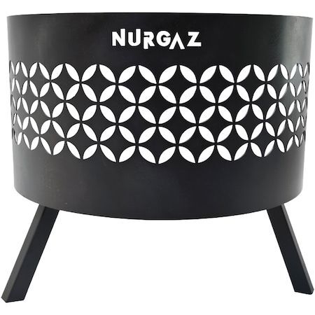 Nurgaz Orman & Bahçe Şöminesi Yıldız Desenli NG OSY