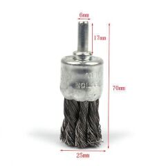 SEDEF 25 mm Pimli Kalem Burgulu Tel Fırça 55908