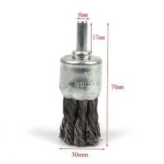 SEDEF 30 mm Pimli Kalem Burgulu Tel Fırça 55909