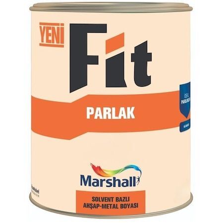 Marshall Fit Parlak Ahşap Metal Boyası Beyaz 0.75 L