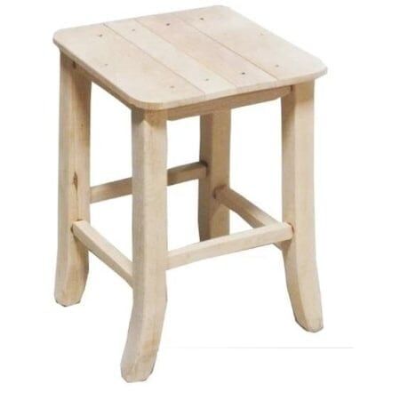 Tahta Tabure 45 cm Yükseklik  Ahşap Tabure 45cm Yükseklik