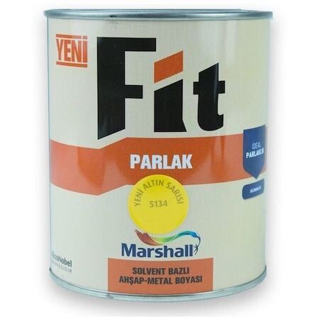 Marshall Fit Parlak Ahşap Metal Boyası Y.altın Sarısı 2,5 L