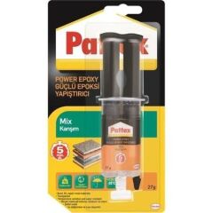 Pattex Power Epoxy Güçlü Yapıştırıcı Şeffaf 27 Gr (550830873)