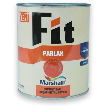 Marshall Fit Parlak Ahşap Metal Boyası Y.bayrak Kırmızı 2,5 L