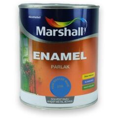 Marshall Enamel Parlak Ahşap Metal Boyası Boncuk Mavi 2,5 L